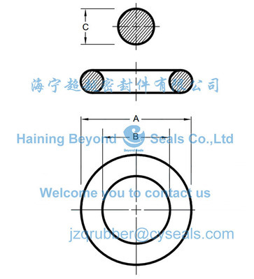 【供应O型圈 红色氟橡胶O型圈 FKM / Viton o-rings】价格,厂家,图片,密封圈,海宁市超越密封件-